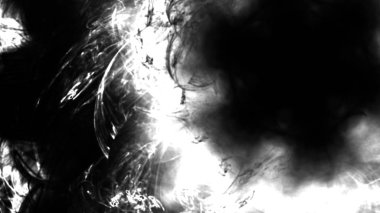 Fantezi kaotik renkli fraktal desen. Soyut Fraktal şekiller. 3D render resimde arka plan veya duvar kağıdı