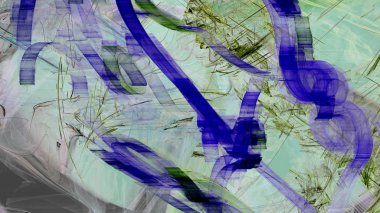 Fantezi kaotik renkli fraktal desen. Soyut Fraktal şekiller. 3D render resimde arka plan veya duvar kağıdı