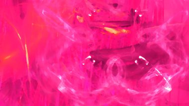 Fantezi kaotik renkli fraktal desen. Soyut Fraktal şekiller. 3D render resimde arka plan veya duvar kağıdı