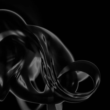 Fantezi kaotik renkli fraktal desen. Soyut Fraktal şekiller. 3D render resimde arka plan veya duvar kağıdı