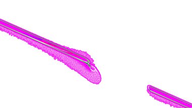 Fantezi kaotik renkli fraktal desen. Soyut Fraktal şekiller. 3D render resimde arka plan veya duvar kağıdı