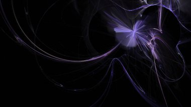 Fantezi kaotik renkli fraktal desen. Soyut Fraktal şekiller. 3D render resimde arka plan veya duvar kağıdı