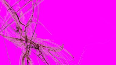 Fantezi kaotik renkli fraktal desen. Soyut Fraktal şekiller. 3D render resimde arka plan veya duvar kağıdı