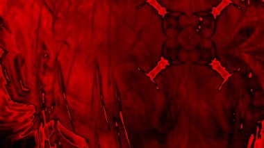 Fantezi kaotik renkli fraktal desen. Soyut Fraktal şekiller. 3D render resimde arka plan veya duvar kağıdı