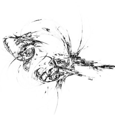 Fantezi kaotik renkli fraktal desen. Soyut Fraktal şekiller. 3D render resimde arka plan veya duvar kağıdı