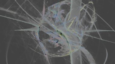 Fantezi kaotik renkli fraktal desen. Soyut Fraktal şekiller. 3D render resimde arka plan veya duvar kağıdı