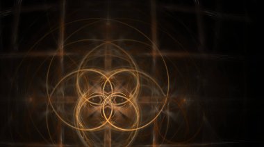 Fantezi kaotik renkli fraktal desen. Soyut Fraktal şekiller. 3D render resimde arka plan veya duvar kağıdı