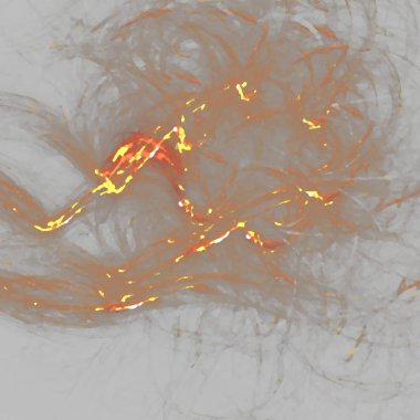 Fantezi kaotik renkli fraktal desen. Soyut Fraktal şekiller. 3D render resimde arka plan veya duvar kağıdı