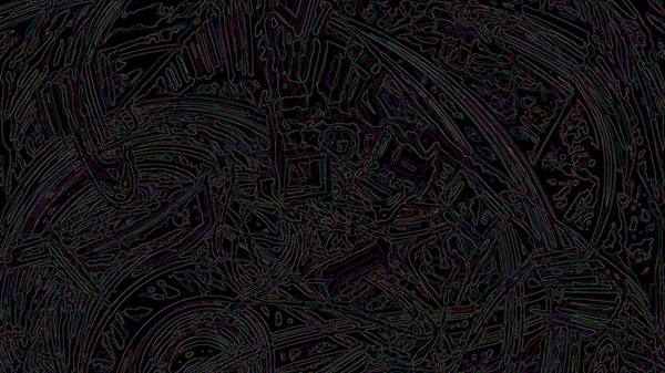 Fantasie chaotische kleurrijke fractale patroon. Abstracte fractale vormen. 3D rendering afbeelding achtergrond of behang — Stockfoto