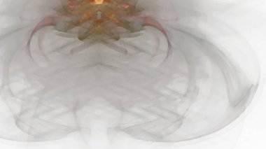 Fantezi kaotik renkli fraktal desen. Soyut Fraktal şekiller. 3D render resimde arka plan veya duvar kağıdı