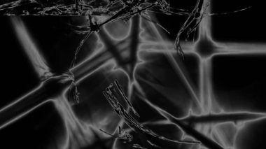 Fantezi kaotik renkli fraktal desen. Soyut Fraktal şekiller. 3D render resimde arka plan veya duvar kağıdı