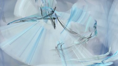 Fantezi kaotik renkli fraktal desen. Soyut Fraktal şekiller. 3D render resimde arka plan veya duvar kağıdı