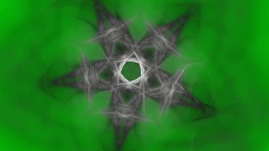 Fantezi kaotik renkli fraktal desen. Soyut Fraktal şekiller. 3D render resimde arka plan veya duvar kağıdı