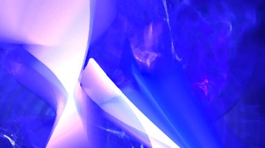 Fantezi kaotik renkli fraktal desen. Soyut Fraktal şekiller. 3D render resimde arka plan veya duvar kağıdı