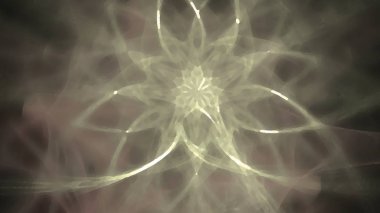 Fantezi kaotik renkli fraktal desen. Soyut Fraktal şekiller. 3D render resimde arka plan veya duvar kağıdı