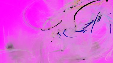 Fantezi kaotik renkli fraktal desen. Soyut Fraktal şekiller. 3D render resimde arka plan veya duvar kağıdı