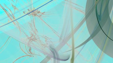 Fantezi kaotik renkli fraktal desen. Soyut Fraktal şekiller. 3D render resimde arka plan veya duvar kağıdı