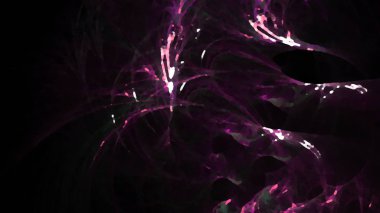 Fantezi kaotik renkli fraktal desen. Soyut Fraktal şekiller. 3D render resimde arka plan veya duvar kağıdı