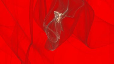 Fantezi kaotik renkli fraktal desen. Soyut Fraktal şekiller. 3D render resimde arka plan veya duvar kağıdı