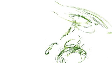 Fantezi kaotik renkli fraktal desen. Soyut Fraktal şekiller. 3D render resimde arka plan veya duvar kağıdı