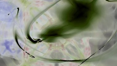 Fantezi kaotik renkli fraktal desen. Soyut Fraktal şekiller. 3D render resimde arka plan veya duvar kağıdı