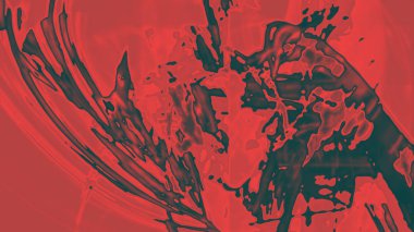 Fantezi kaotik renkli fraktal desen. Soyut Fraktal şekiller. 3D render resimde arka plan veya duvar kağıdı