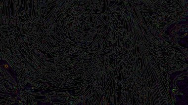 Fantezi kaotik renkli fraktal desen. Soyut Fraktal şekiller. 3D render resimde arka plan veya duvar kağıdı