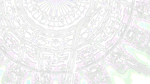 Fantasia kaoottinen värikäs fraktaali kuvio. Abstraktit fraktaalimuodot. 3D renderöinti kuva tausta tai taustakuva — kuvapankkivalokuva