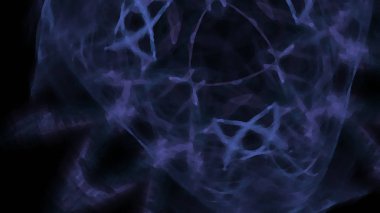 Fantezi kaotik renkli fraktal desen. Soyut Fraktal şekiller. 3D render resimde arka plan veya duvar kağıdı