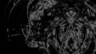 Fantezi kaotik renkli fraktal desen. Soyut Fraktal şekiller. 3D render resimde arka plan veya duvar kağıdı