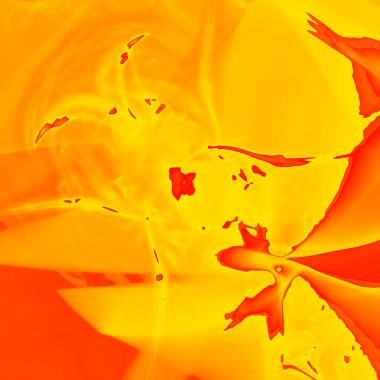 Fantezi kaotik renkli fraktal desen. Soyut Fraktal şekiller. 3D render resimde arka plan veya duvar kağıdı