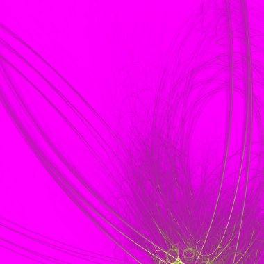 Fantezi kaotik renkli fraktal desen. Soyut Fraktal şekiller. 3D render resimde arka plan veya duvar kağıdı