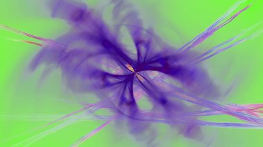 Fantezi kaotik renkli fraktal desen. Soyut Fraktal şekiller. 3D render resimde arka plan veya duvar kağıdı