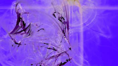 Fantezi kaotik renkli fraktal desen. Soyut Fraktal şekiller. 3D render resimde arka plan veya duvar kağıdı