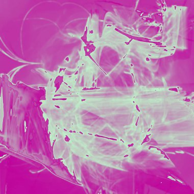 Fantezi kaotik renkli fraktal desen. Soyut Fraktal şekiller. 3D render resimde arka plan veya duvar kağıdı