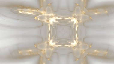 Fantezi kaotik renkli fraktal desen. Soyut Fraktal şekiller. 3D render resimde arka plan veya duvar kağıdı