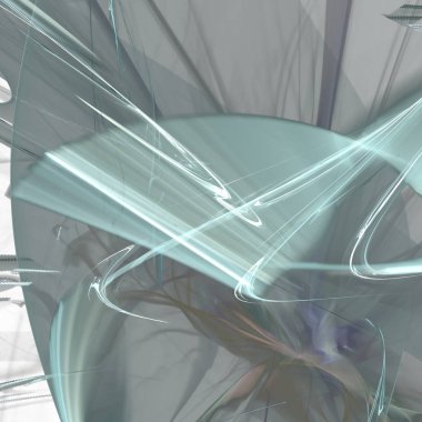 Fantezi kaotik renkli fraktal desen. Soyut Fraktal şekiller. 3D render resimde arka plan veya duvar kağıdı