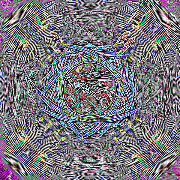 Fantasie chaotische kleurrijke fractale patroon. Abstracte fractale vormen. 3D rendering afbeelding achtergrond of behang — Stockfoto