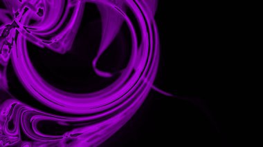 Fantezi kaotik renkli fraktal desen. Soyut Fraktal şekiller. 3D render resimde arka plan veya duvar kağıdı