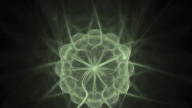 Fantezi kaotik renkli fraktal desen. Soyut Fraktal şekiller. 3D render resimde arka plan veya duvar kağıdı