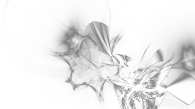 Fantezi kaotik renkli fraktal desen. Soyut Fraktal şekiller. 3D render resimde arka plan veya duvar kağıdı