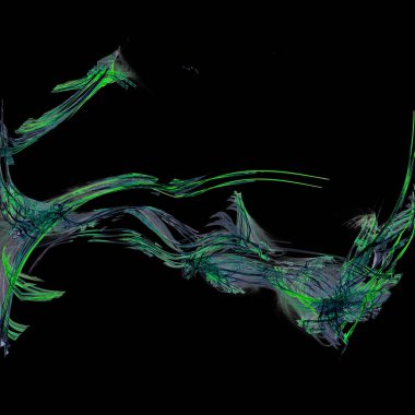 Fantezi kaotik renkli fraktal desen. Soyut Fraktal şekiller. 3D render resimde arka plan veya duvar kağıdı