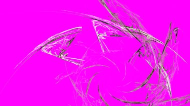 Fantezi kaotik renkli fraktal desen. Soyut Fraktal şekiller. 3D render resimde arka plan veya duvar kağıdı