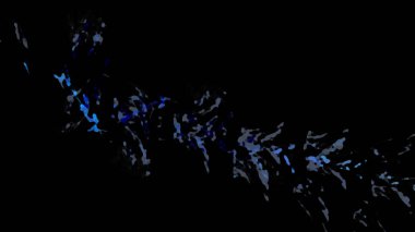 Fantezi kaotik renkli fraktal desen. Soyut Fraktal şekiller. 3D render resimde arka plan veya duvar kağıdı