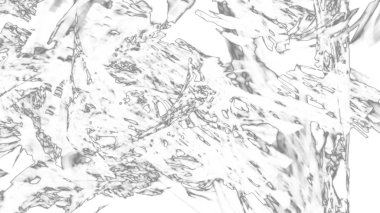 Fantezi kaotik renkli fraktal desen. Soyut Fraktal şekiller. 3D render resimde arka plan veya duvar kağıdı