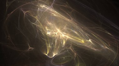 Fantezi kaotik renkli fraktal desen. Soyut Fraktal şekiller. 3D render resimde arka plan veya duvar kağıdı