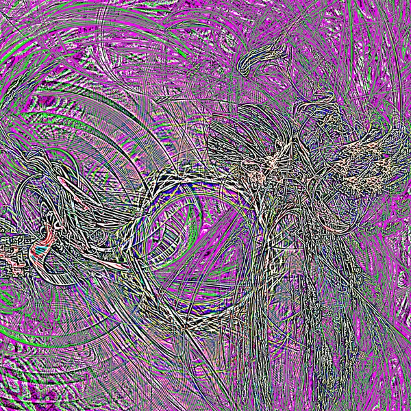 Fantasie chaotische kleurrijke fractale patroon. Abstracte fractale vormen. 3D rendering afbeelding achtergrond of behang — Stockfoto