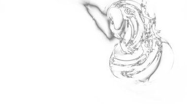 Fantezi kaotik renkli fraktal desen. Soyut Fraktal şekiller. 3D render resimde arka plan veya duvar kağıdı