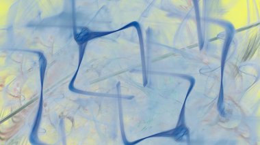 Fantezi kaotik renkli fraktal desen. Soyut Fraktal şekiller. 3D render resimde arka plan veya duvar kağıdı