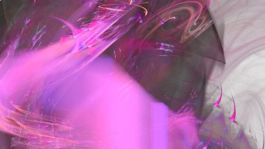 Fantezi kaotik renkli fraktal desen. Soyut Fraktal şekiller. 3D render resimde arka plan veya duvar kağıdı